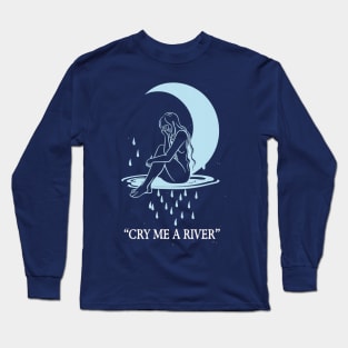 Melancholic Moonlit Sorrow Long Sleeve T-Shirt